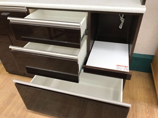 J8430 NITORI ニトリ カウンター ポスティア90BK ブラック 【リユース