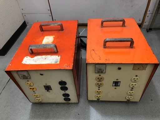 通電】日動工業 トラパック 3KVA 単相 200V 50 60Hz 変圧器 ダウン