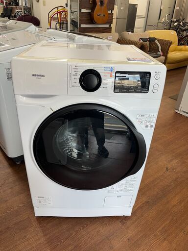 リサイクルショップどりーむ天保山店　No15523  ドラム式洗濯機　驚きの乾燥機能なし！　アイリスオーヤマ　2021年製　高年式　8.0㎏ リサイクルショップどりーむ天保山店 No15523 ドラム式洗濯機 驚きの