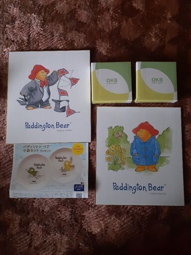 パディントンベア　色紙\u0026　皿