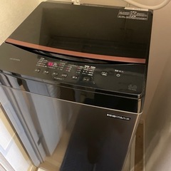 アイリスオーヤマ 全自動洗濯機 IAW-T605BL 2023年製 Y0443 アイリスオーヤマ【IRIS】6.0kg 全自動洗濯機 ブラック 部屋干し