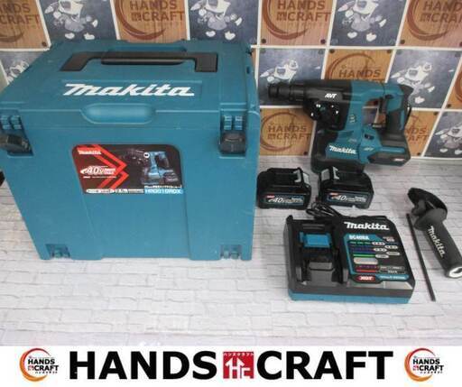 マキタ makita HR001G ハンマドリル 中古品 本体のみ 40V 28mm ケース/ハンドル付き 【ハンズクラフト宜野湾店】 マキタ makita HR001G ハンマドリル 中古品 本体のみ 40V ケース付き