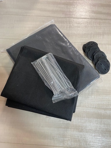 除草・防草シート　不織布　黒