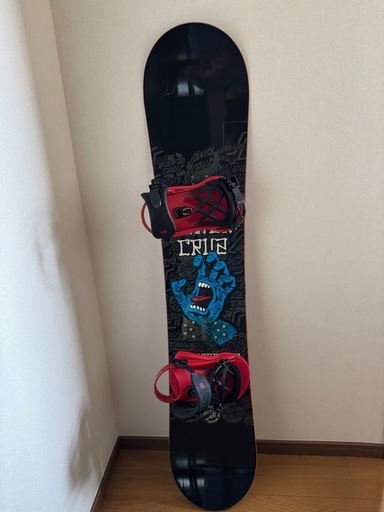 santacruz スノーボードセット ☆美品 サンタクルーズ スノーボード