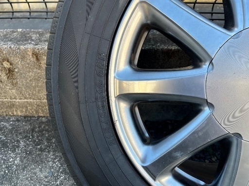 綺麗です！トヨタ 200系 クラウン純正 17インチ 7J 114.3-5 トーヨー 