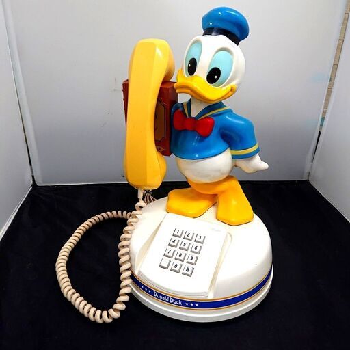 神田通信工業 ドナルドダック 電話機 DK-650K 1985年製 ディズニー 神田通信工業 電話機 ドナルドダック DK-650K 通話OK 1985年製 レトロ