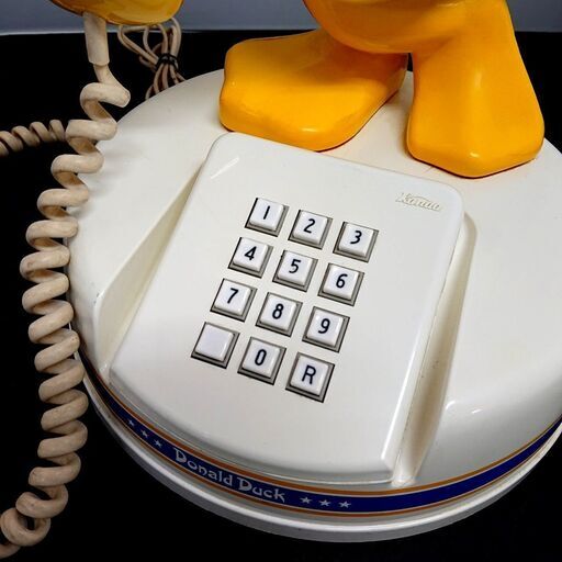 神田通信工業 ドナルドダック 電話機 DK-650K 1985年製 ディズニー 神田通信工業 ドナルドダック 電話機 DK-650K 1985年製 ディズニー