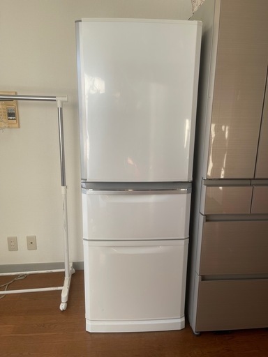 Amazon.co.jp: 三菱電機 冷蔵庫 幅60cm 330L 3ドア 氷点下ストッカー