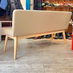 Francfranc フランフラン ピオニ ソファ ベージュxナチュラル 幅135cm