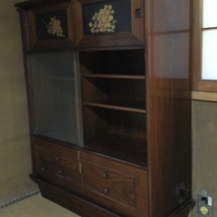 ☆ジモティー割有☆ 茶箪笥 古家具 IKD-980