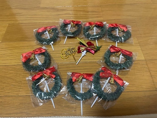 ミニクリスマスリース 9個セット