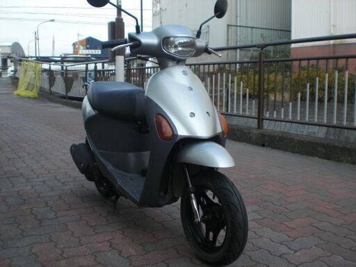 スズキ CA45A レッツ4 シルバー 後タイヤ/バッテリー/シートカバー