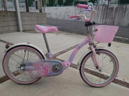 【たのメル便限定】 アイデス プリンセス ゆめかわ 自転車 18インチ たのメル便限定】 アイデス プリンセス ゆめかわ 自転車 18インチ