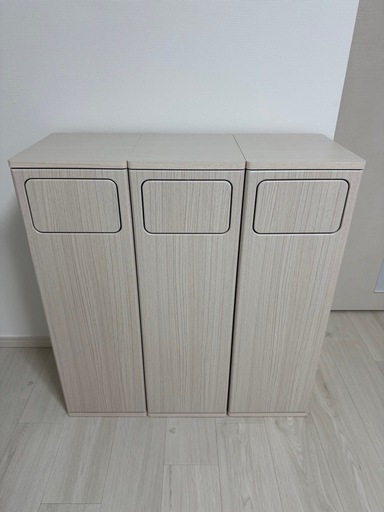 ゴミ箱 ダストボックス スリム 大容量 45リットル 45L 幅25cm 25 フタ付き 北欧 袋が見えない 木製 シンプル モダン 木目調 ふた付き プッシュ式 スタイリッシュ 縦型 縦長 省スペース ホワイト 白 おしゃれ ごみ箱に見えないごみ箱 ワンプッシ