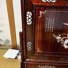 螺鈿細工 和家具 間仕切り