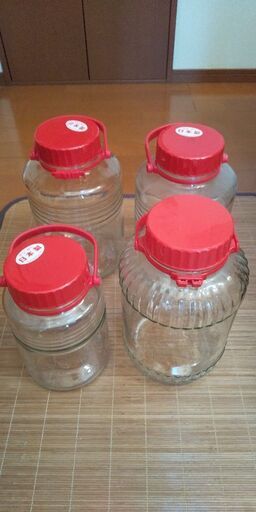 果実酒　梅酒　瓶　4個セット