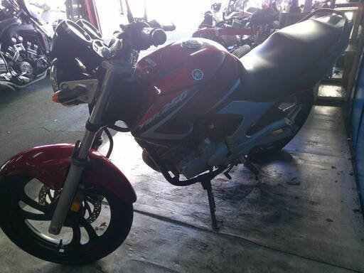 YAMAHA YBR250Fi 赤 エンジン始動確認 自賠責保険で乗れます 半額配送キャンペーン 期間限定 現状渡し諸経費￥0- 横浜 P-Yard YAMAHA YBR250Fi 赤 エンジン始動確認 自賠責保険で乗れます 半額配送