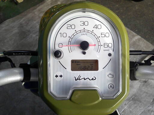 YAMAHA ビーノ-4 緑 エンジン始動動画 自賠責保険で乗れます 半額配送