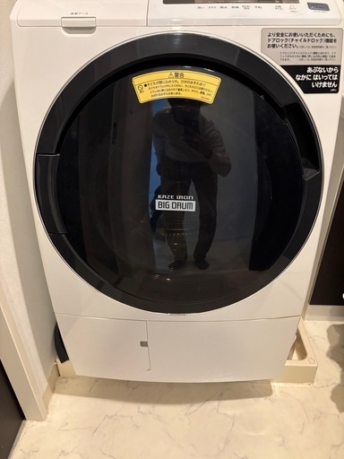 地域限定配送無料 日立 ドラム式洗濯乾燥機 BD-TS100EL 分解清掃済み 日立