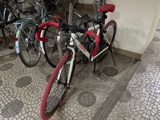 100】自転車 GRAPHISロードバイク700x28C