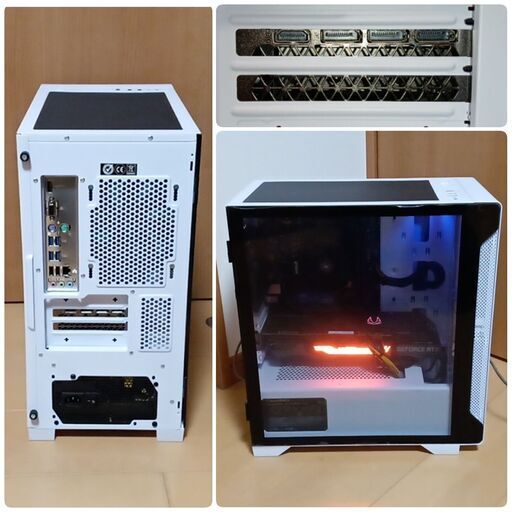 モンハンワイルズ動作OK 極美品爆速ゲーミングPC Ryzen RTX3080 メモリ