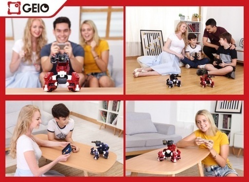 GJS ゲーミングロボット GEIO Red & BLUE 2機セットFPS Amazon