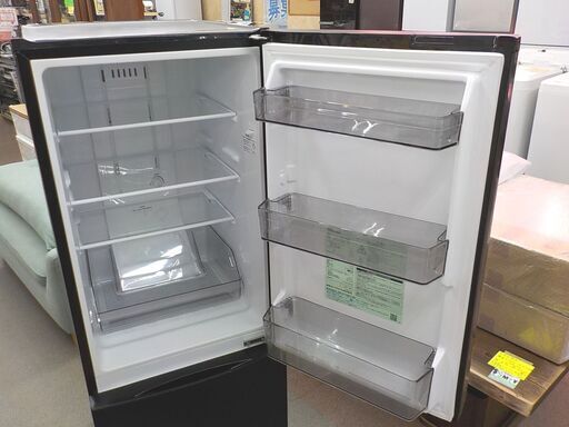 西岡店 冷蔵庫 2ドア 153L 2023年製 東芝 GR-U15BS ブラック TOSHIBA