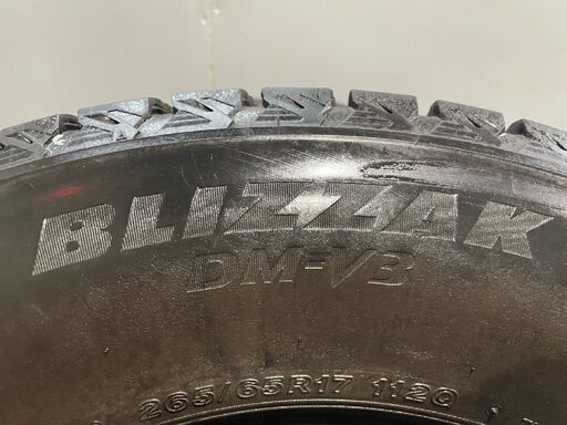 走行短め】BS BRIDGESTONE BLIZZAK DM-V3 265/65R17 17インチ 