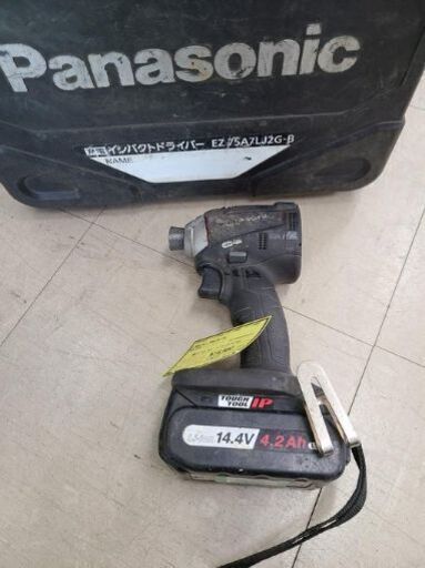 J6368　Panasonic　パナソニック　インパクトドライバー　EZ75A7　14.4V/18V　簡易クリーニング済【リユースのサカイ柏店】