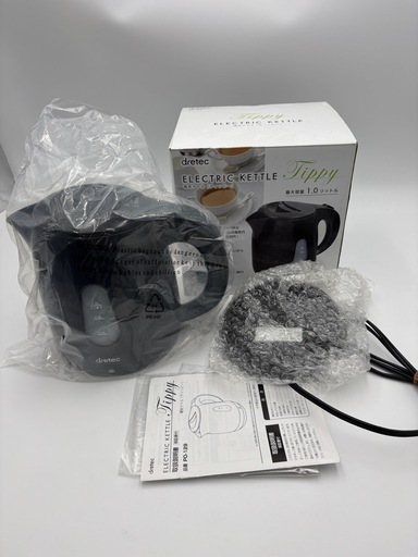 dretec 電気ケトル　Tippy 1.0リットル　未使用品