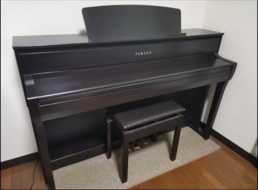 YAMAHA ヤマハ 電子ピアノ CLP-675DW イス・ヘッドホン付き CLP-675PE