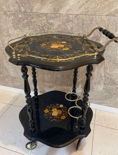 イタリア製 ワゴン イタリア製』木製ワゴン キッチンワゴン トロリー