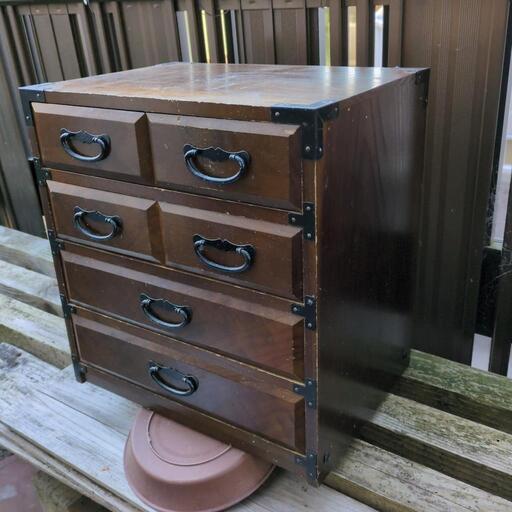 木製 5段引き出し クラシックスタイル【アンティーク品】