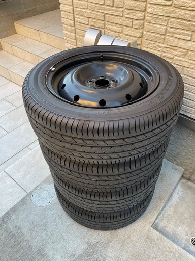 トヨタランドクルーザープラド純正ホイールスタッドレス付き4本セット