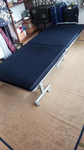 折り畳みベット2️⃣ 折りたたみ ベッド 2段 ラージサイズ ベンチ