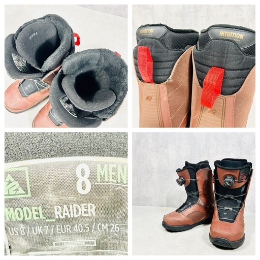 K2ケーツー RAIDER BOA 26cm スノーボード ブーツ メンズ K2】 RAIDER