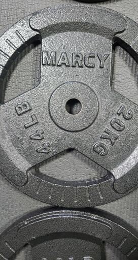 ベンチプレス プレート 10kg×2枚 バーベルプレート 28mm径 20kg×2枚