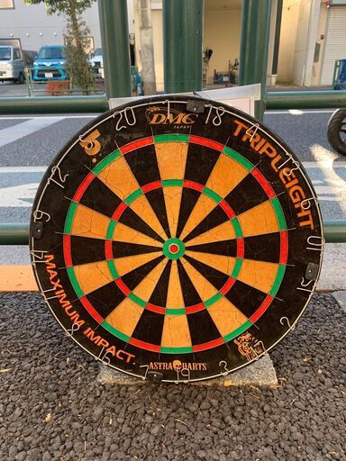 DMC JAPAN ヴィンテージダーツボード TRIPLEIGHT 888 DMC JAPAN ヴィンテージダーツボード TRIPLEIGHT 888