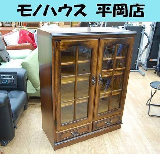 ② カリモク サイドボード 幅89×奥45×高119cm コロニアル 引き出し収納付き コレクションボード リビングボード キャビネット karimoku 札幌市 清田区 平岡