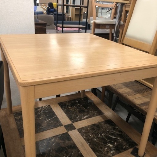☆ジモティ割あり☆ IKEA ダイニングテーブルセット ベージュ H75×D70