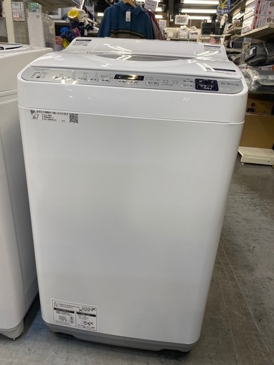SHARP】縦型洗濯乾燥機 ES-TX5E-S 2021年製 安心の12ヶ月