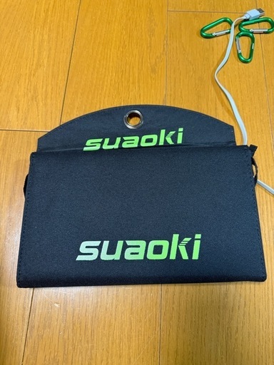 Suaoki ソーラーチャージャー　高性能25Wソーラーパネル　防災用品　充電確認済み