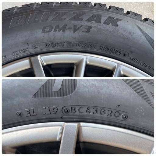 RX 20系 純正20インチホイール付きスタッドレスタイヤ ☆美品☆レクサスRX