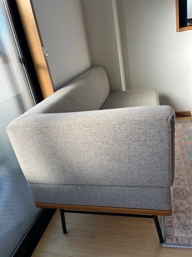 unico ウニコ ファニート オーク材 arm bench 2人掛ソファー unico