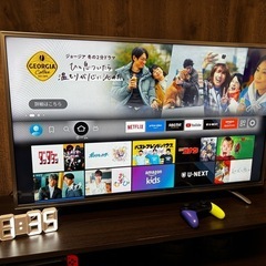 千葉県流山市でHisense 43V型4K液晶テレビをお譲りします