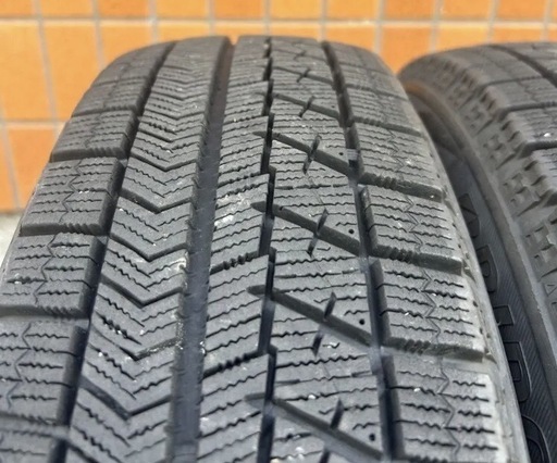 溝有 BS ブリザックREVOGZ 155/65R13 ホイールセット 軽自動車に 売切!! 溝有 ブリヂストン BLIZZAK VRX 155&frasl;65R13 社外13x4J PCD100 4本セット