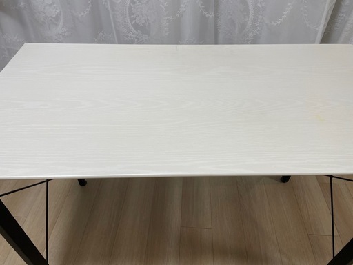 極美品 ニトリ ホワイトシンプルデスク PCデスク 勉強机 ニトリ 勉強デスク 極美品 ニトリ ホワイトシンプルデスク PCデスク