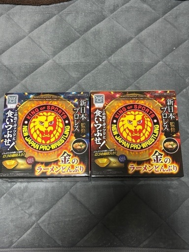 新日本プロレス監修　ラーメンどんぶり2個セット