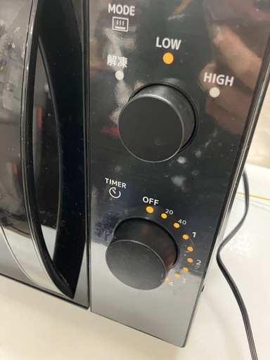 ロ2412-818 MAXZEN 電子レンジ JM17MD01BK-F 2023年製 通電確認済み