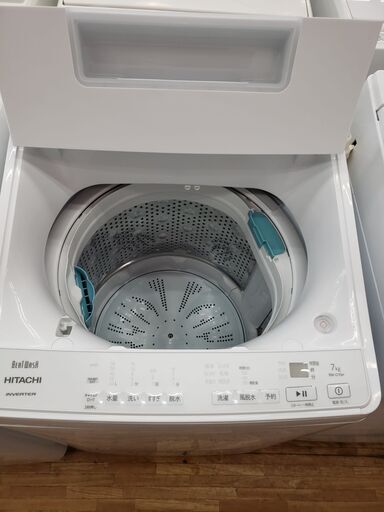HITACHI 縦型洗濯機 7kg BW-G70H形　2023年製 HITACHI 2023年製 7.0㎏全自動洗濯機 BW-G70H HITACHI 縦型洗濯